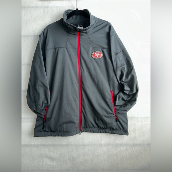 NFL Other - Nike San Francisco 49ers NFL On Field Apparel Men’s XXL Gray/Red Full Zip Fleece